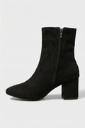Classic Heeled Ankle Boots for Women - Luxe Winter Comfort - Stylish Footwear for Cold Weather